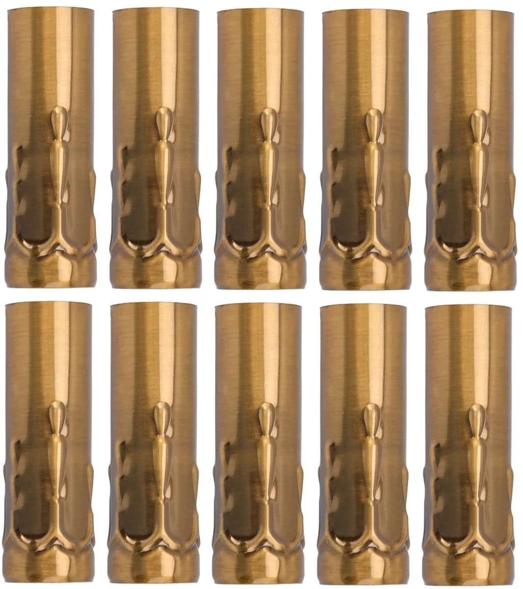 Candle lamp holder E14 - kristal tube - tear patroon - vervangbare lampaccessoire - ShopVlot
