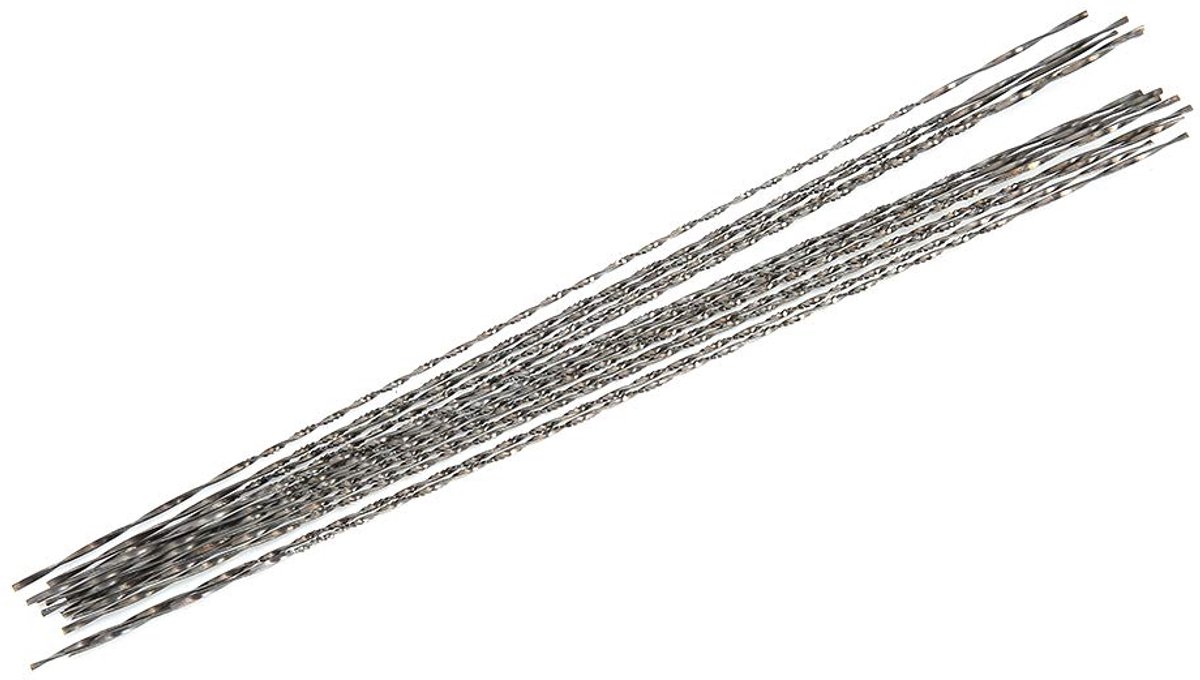 Zaagblad 12-delige set - Wolfraamstaal - Spirale tanden - Ideaal voor sieraden maken - ShopVlot