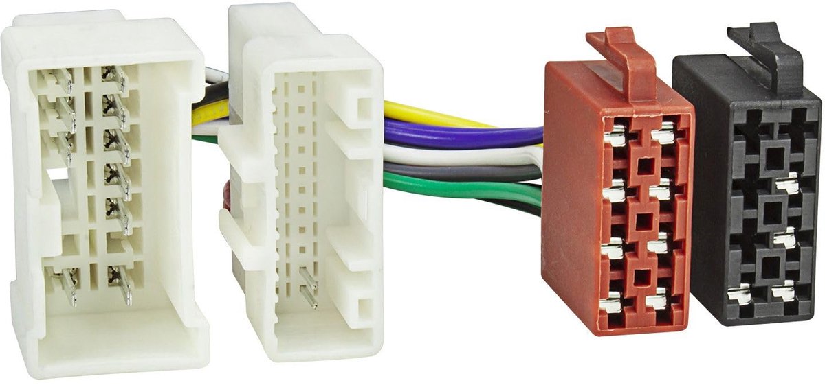 Radio adapter kabel - 16pin ISO standaard - geschikt voor Dacia, Renault en Mercedes - eenvoudig retrofittend - ShopVlot