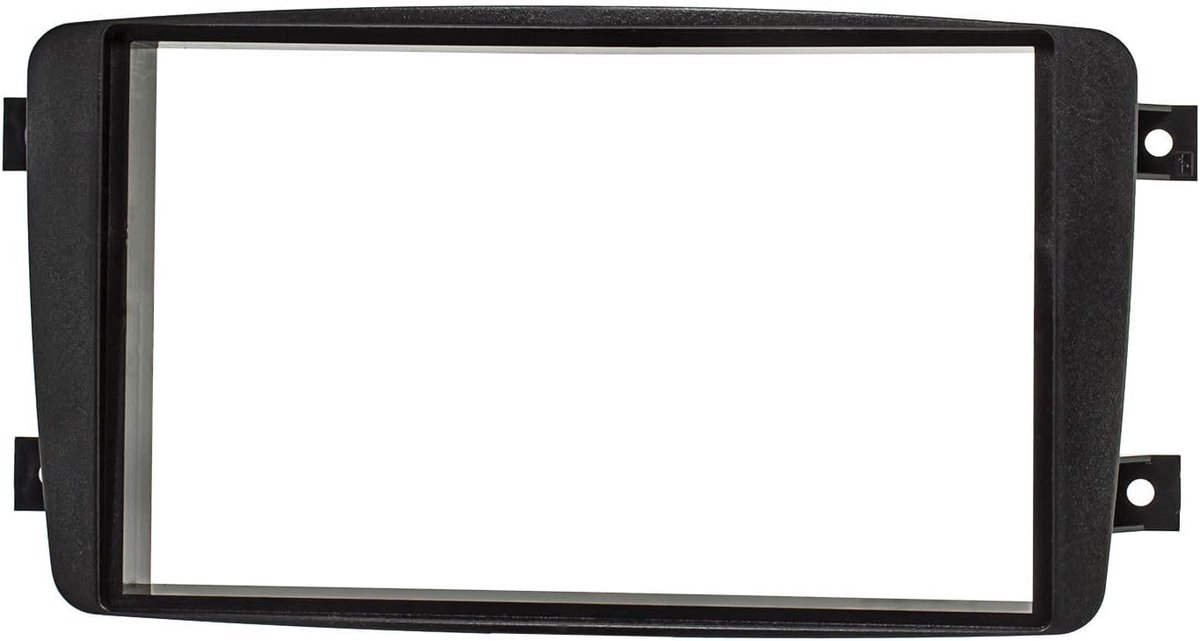Double Din radio-installatieframe - zwart - geschikt voor Mercedes C-Class w203 en meer - vervang uw fabrieksradio - ShopVlot