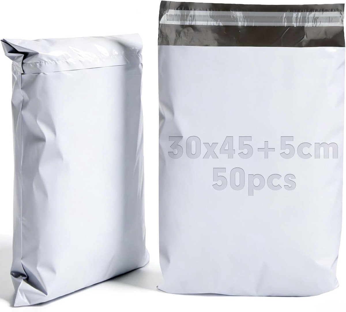 Verzendzakken 30x45+5cm - Zelfklevend - Waterdicht - Ideaal voor kleding - ShopVlot