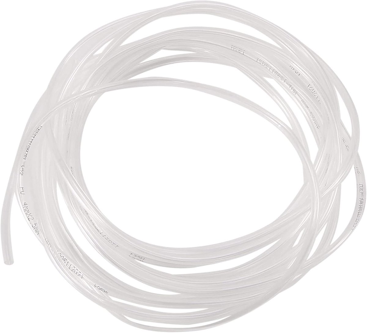 Popidome (R) Air Hose, 4 m, 4 x 2.5 mm, 4 mm, 4 mm, Transparent Polyurethane - ShopVlot