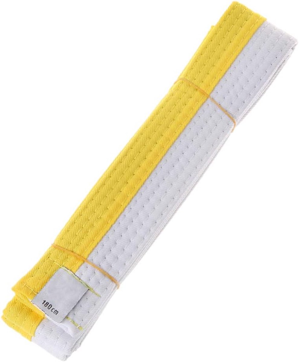 Professional Belt Taekwondo Karate Judo Double Winding Martial Arts Striped Sports Belt 180 cm / 280 cm for Adults - ShopVlot