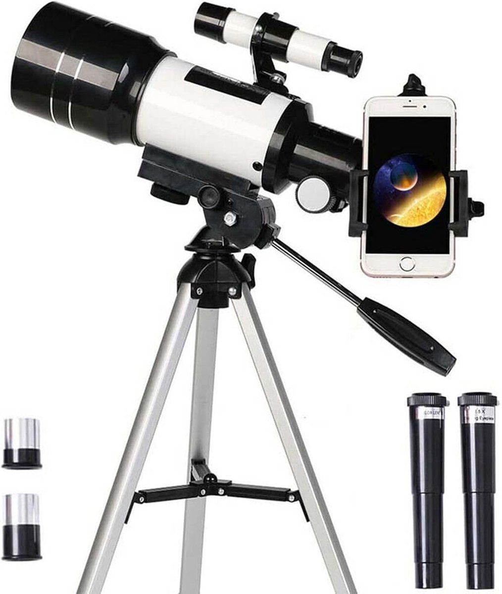 ACESOME Telescope for Kids and Beginners, 15-150x Telescope, 70mm Aluminium Alloy Telescope, Gifts for Kids 6-12 - ShopVlot