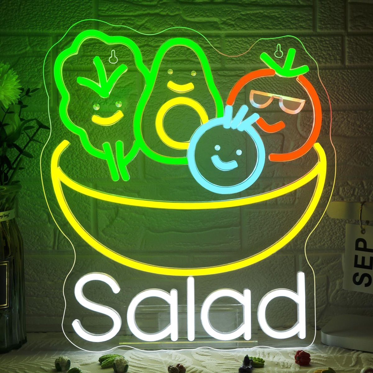 Looklight Salad Neon Sign - ShopVlot