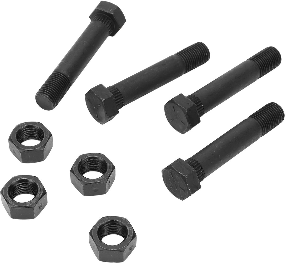 Solidchoice - Trailer Leaf Spring Shackle Bolts 9/16in-18 x 3in voor 2000lb-3500lb Assen