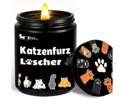 Funny Scented Candle with Saying for Cats, Cat Fart Extinguisher Candle, Candles in Box with Lid, Handmade from Soy - ShopVlot