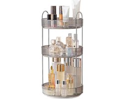 CESTATIVO Dressing Table Makeup Organizer, 360° Rotating Bathroom Organiser for Bathroom on the Basin, Large Capacity - ShopVlot