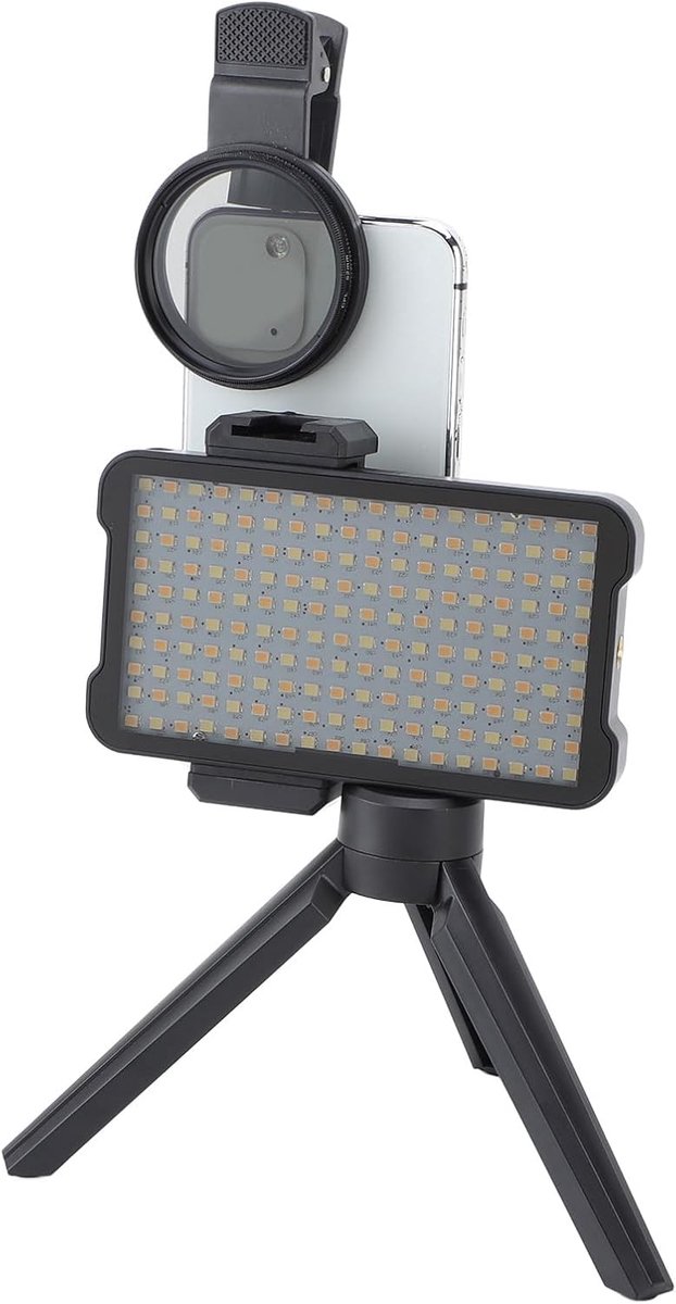 Tattoo Fill Light, Photographic Video Light for Tattoo Art Photography Lighting with 52Mm Lens Filter Rechargeable - ShopVlot