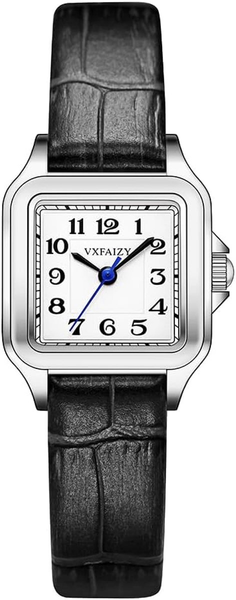 Delicate square ladies watch with easy-to-read Arabic numerals, ladies watch - ShopVlot
