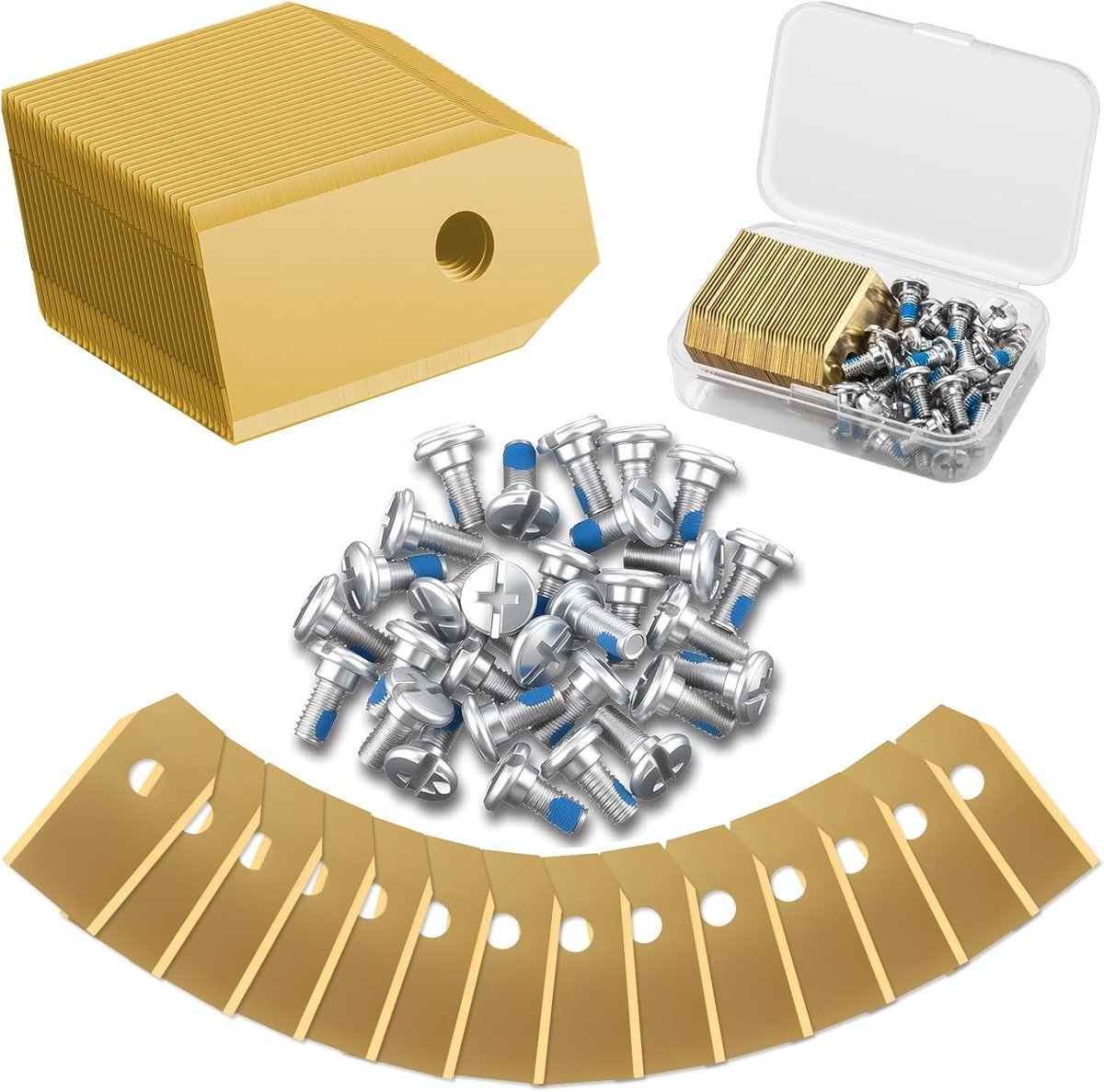 42 Replacement Blades for Segway Navimow i105E, i108E, i110E, H1500E, H3000E-VF, X315E, X390E Robotic Lawnmower - ShopVlot