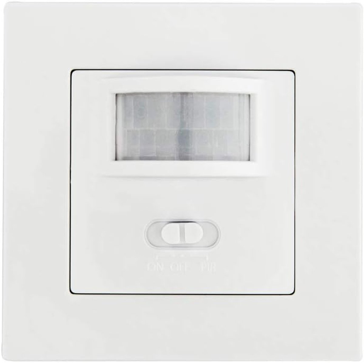 LED PIR Motion Detector/Sensor Two-wire Recessed Wall, IP20, White - ShopVlot