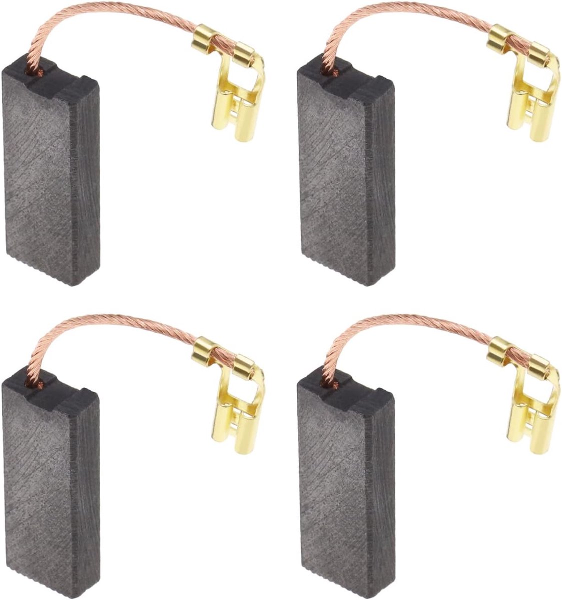 Carbonborstels 6.3x12.5x30mm - Vervangingsonderdeel voor Festool CS 70 E/CS 70 EB - Duurzaam materiaal - ShopVlot