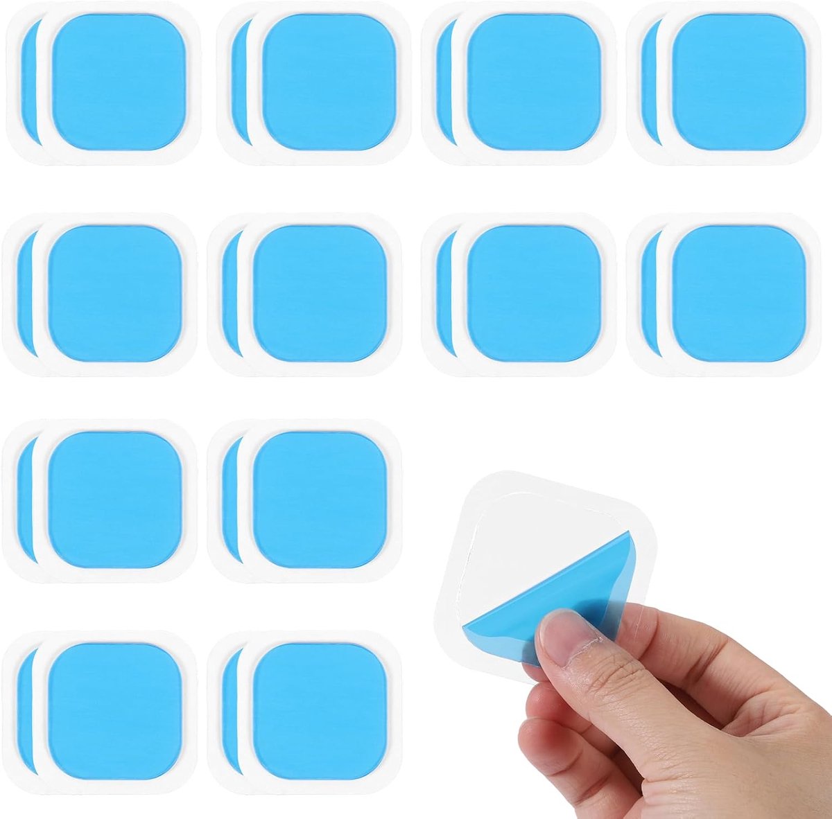 Gelpads voor spierstimulator - 24 stuks - zelfklevend - vervangend voor Beurer EMS - ideaal voor training en fitness - ShopVlot