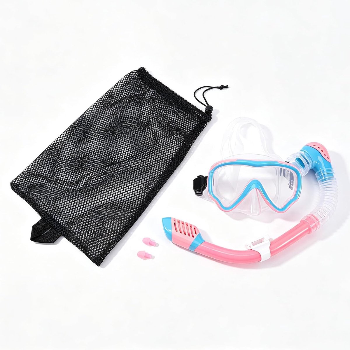 Snorkelset voor kinderen 4-16 jaar - 180° panorama HD duikmasker - Dry snorkel - Comfortabel en veilig snorkelen - ShopVlot