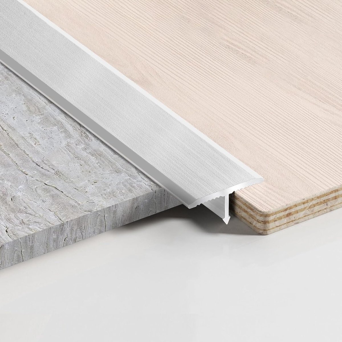 T-profiel aluminium 900 x 20 mm - overgangsprofiel - elegant design - naadloze vloerverbinding - ShopVlot