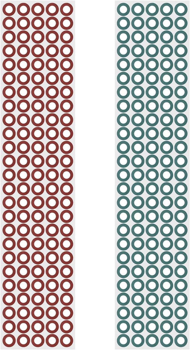 18650 Lithium batterij isolatiering 250pcs - zelfklevend papier - goede isolatie - voorkomt kortsluiting - ShopVlot