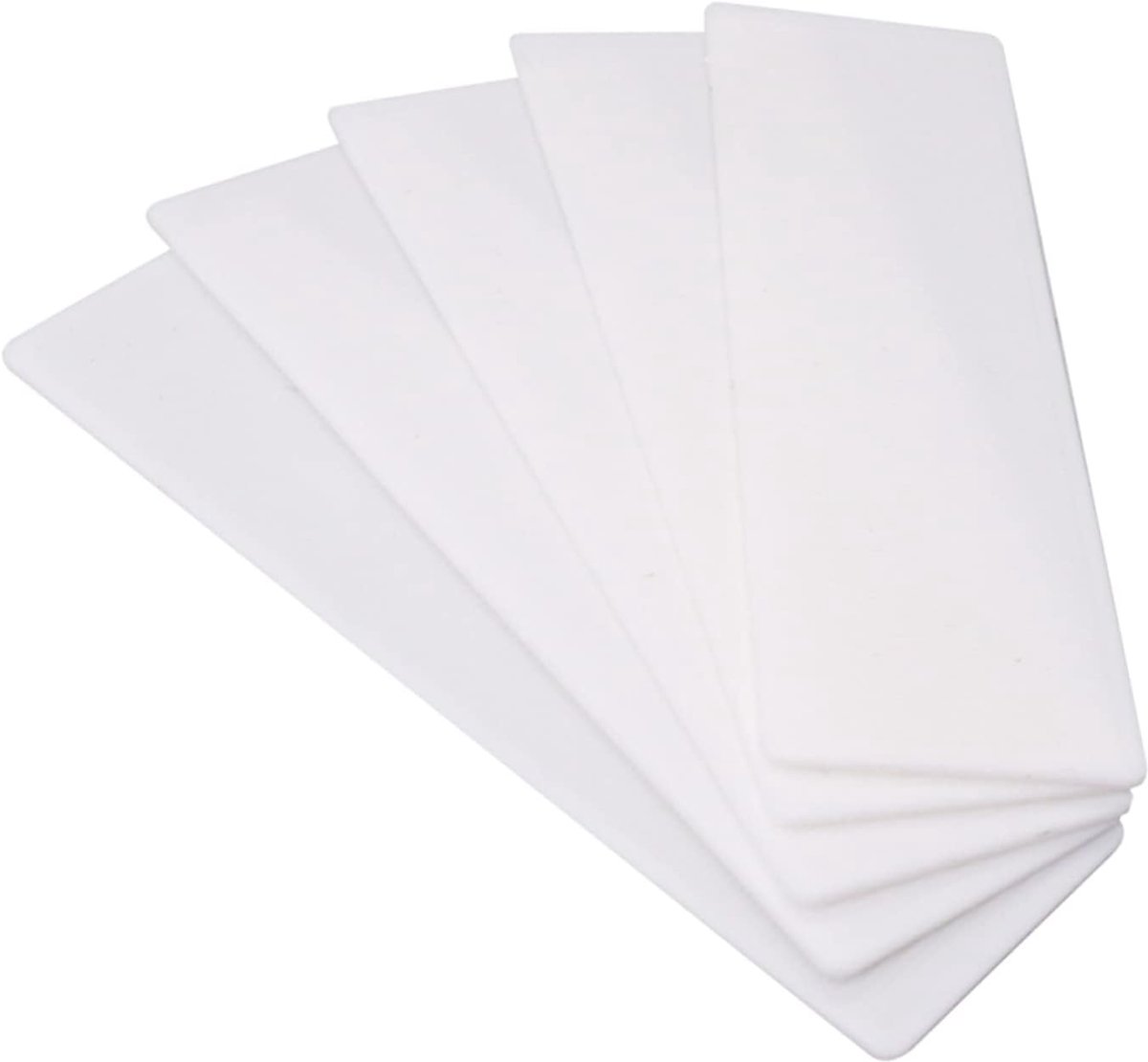Plastic vlakke schimmels 1 mm - Glazingspackers 40 x 100 mm - Frame spacers voor ramen en deuren - ShopVlot