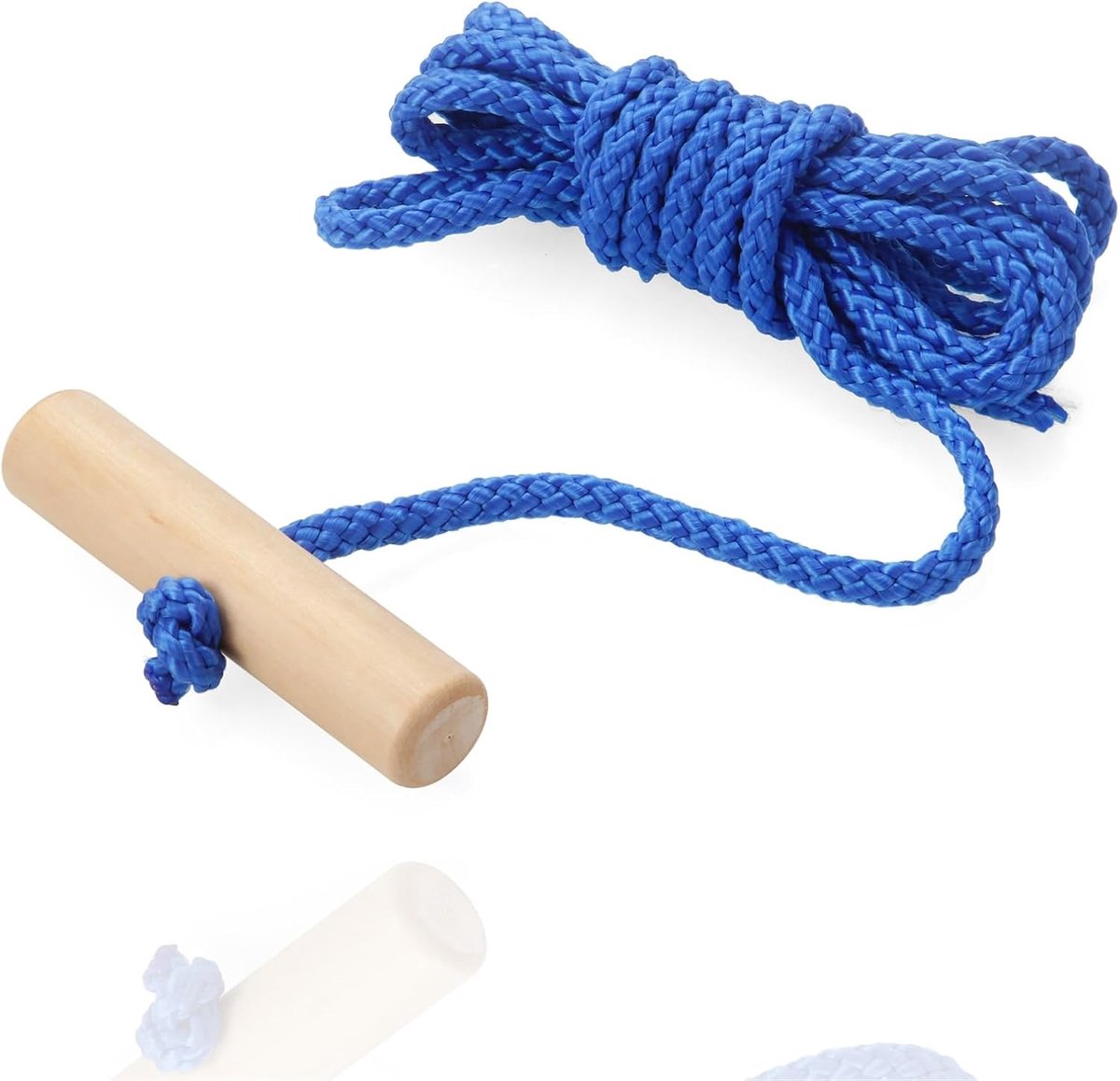 Sledekoord 150 cm - Houten handvat - Ergonomisch en comfortabel - Ideaal voor kinderen - ShopVlot