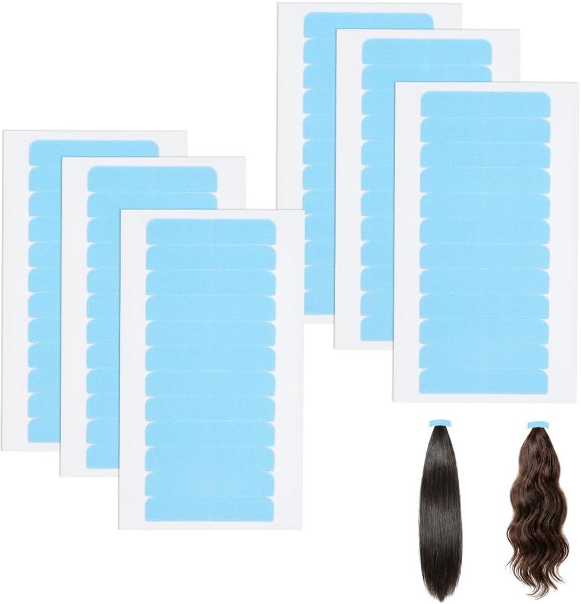 Haar Extension Tape 72 Stuks - Dubbelzijdige Hechtband - Extra Sterke Tape voor Pruiken - ShopVlot