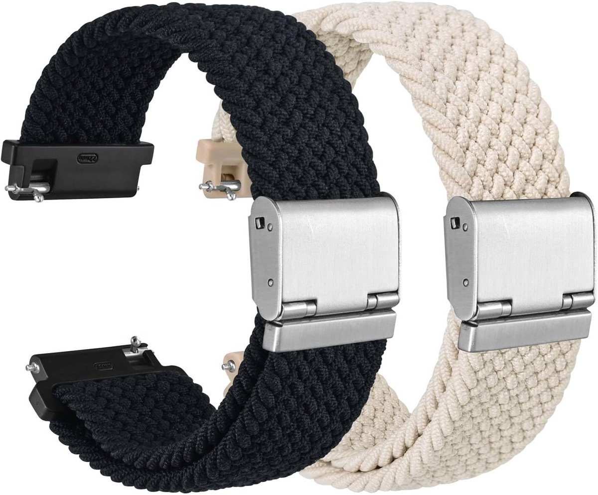 Horlogeband 18mm 20mm 22mm 24mm - geweven nylon - quick release - voor comfort en stijl - ShopVlot