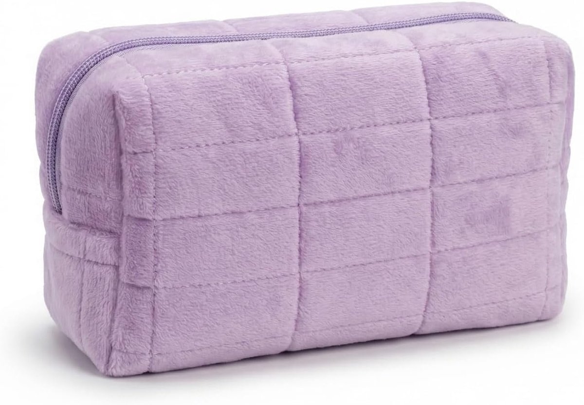 Cosmeticatas dames - grote make-uptas - zacht fluweel - perfect voor reizen - ShopVlot