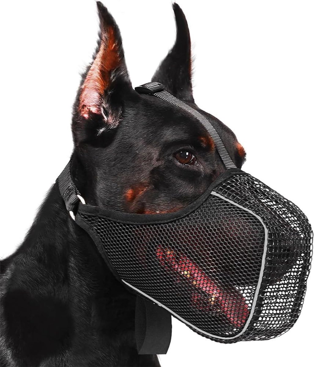 Hondentuig verstelbaar zwart L - ademend materiaal - comfortabel ontwerp - ideaal voor pitbulls - ShopVlot