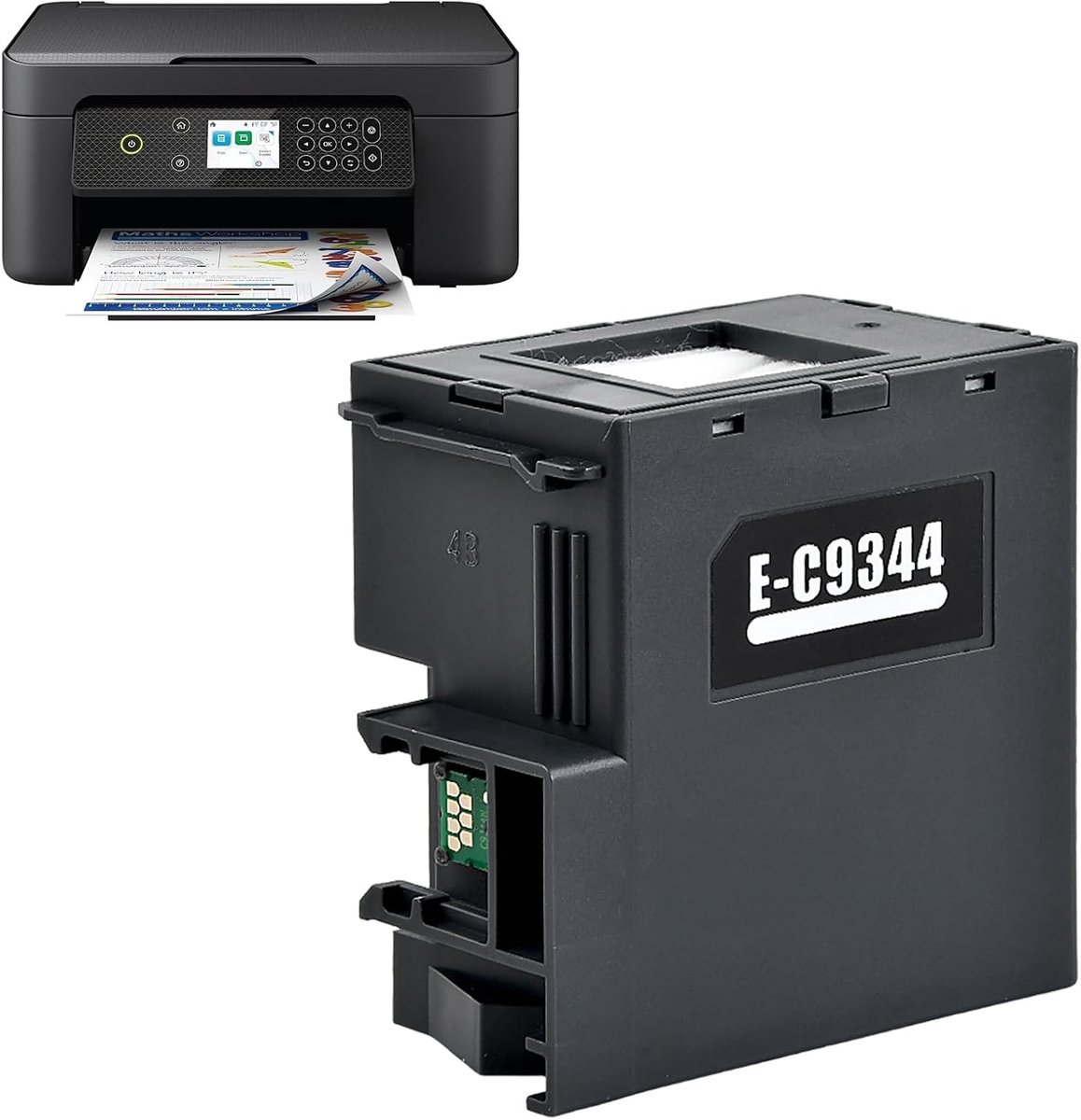 Inktvervangingsbox voor C9344 - Compatibel met Epson XP en WF Series - Eenvoudige installatie - Hoogwaardige materialen - ShopVlot