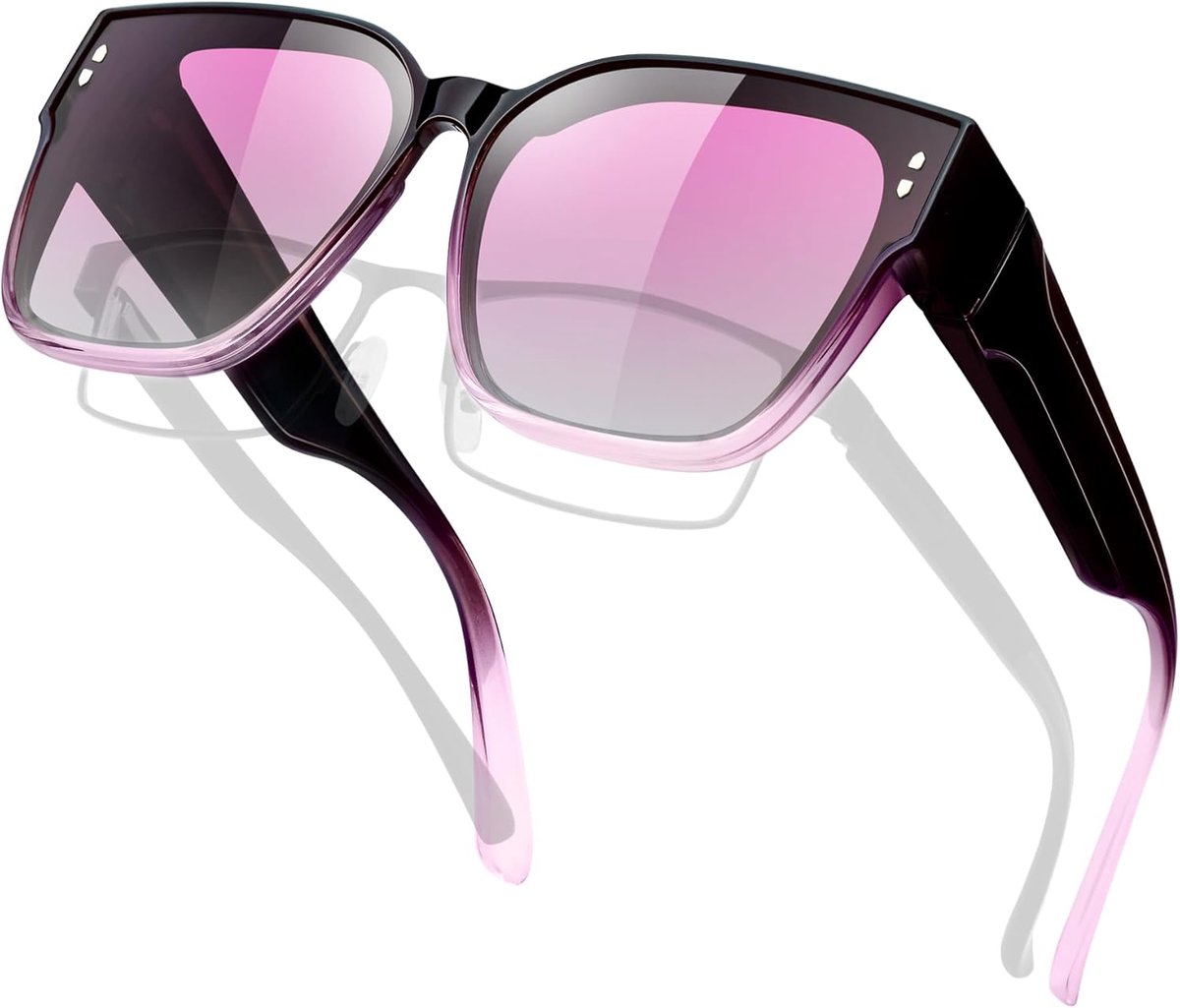 Zonnebril Oversized - Gepolariseerd TR90 - Elegant Vierkant - Perfect voor autorijden - ShopVlot