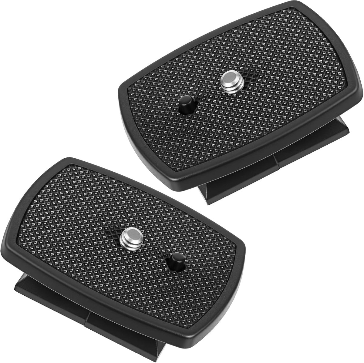 Camera quick release plaat 49mm - 2 pack - antislip oppervlak - snel en eenvoudig verwisselen - ShopVlot