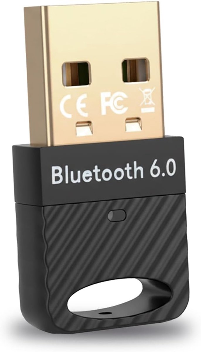 Bluetooth adapter voor PC - USB Bluetooth 6.0 - Plug & Play - Lange afstand en lage latency - ShopVlot
