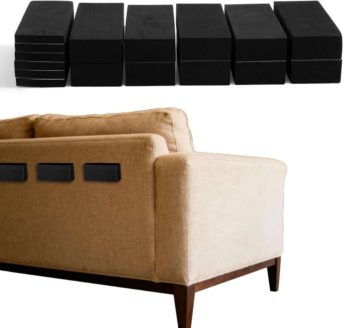 Bedhoofdbord stoppers 20 stuks - zelfklevende EVA schuimpads - muurbescherming - voorkomt krassen en deuken - ShopVlot