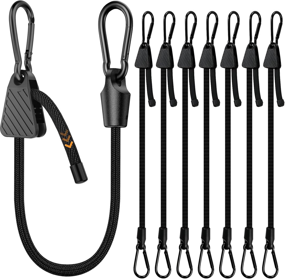 Expander spanrubbers 45 cm - natuurlijk latex - verstelbare rubberen spanner - ideaal voor fiets en zeil - ShopVlot