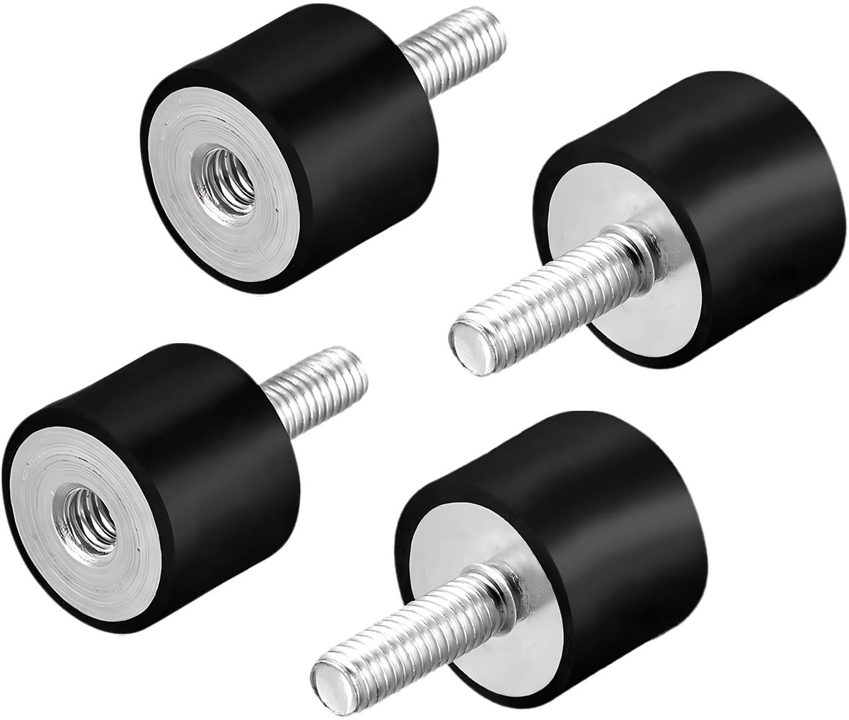Solidchoice - Set van 4 Rubber Vibration Dampers M8 voor Geluids- en Schokabsorptie