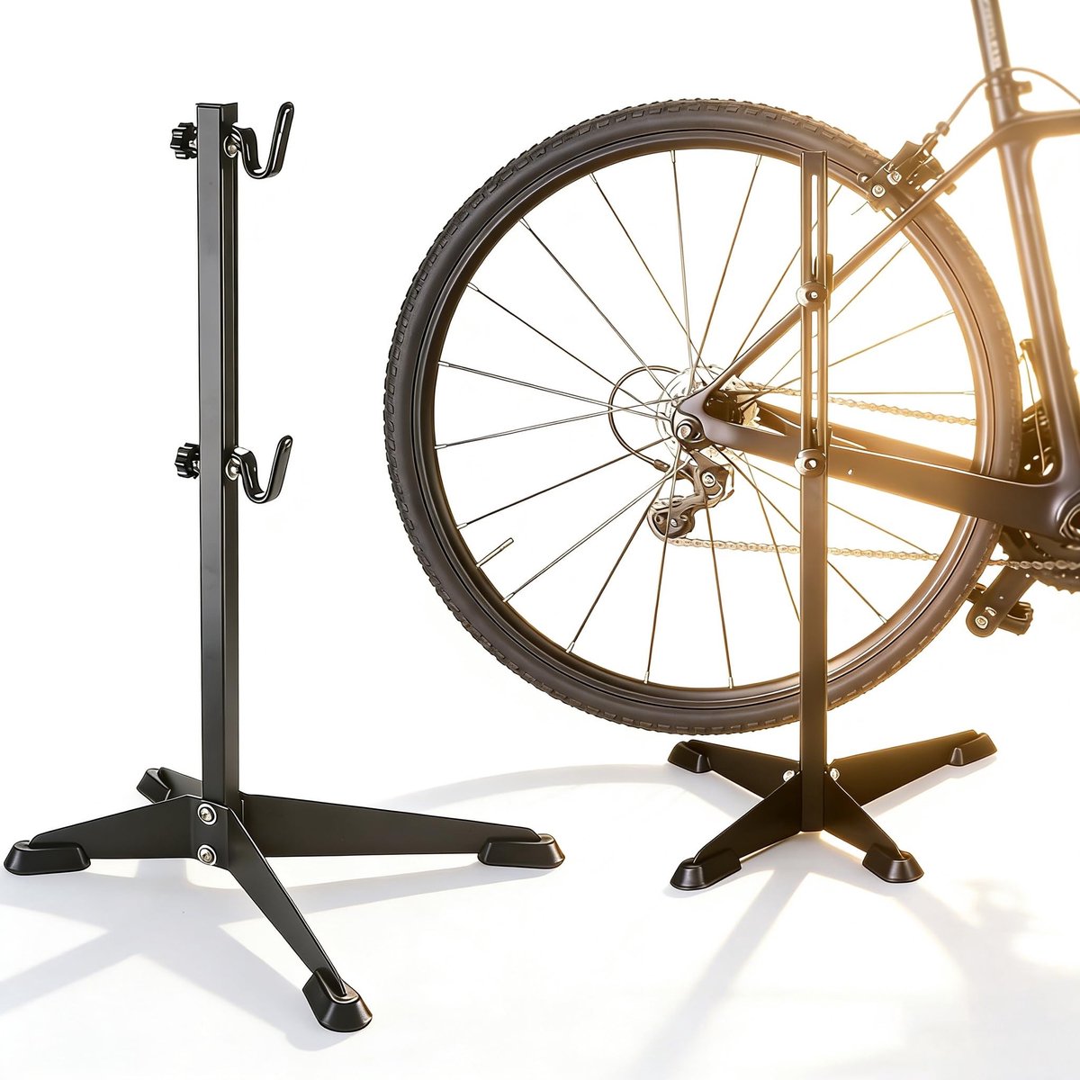 Solidchoice - Verstelbare Fietshouder voor Wandmontage, Geschikt voor Diverse Fietstypes