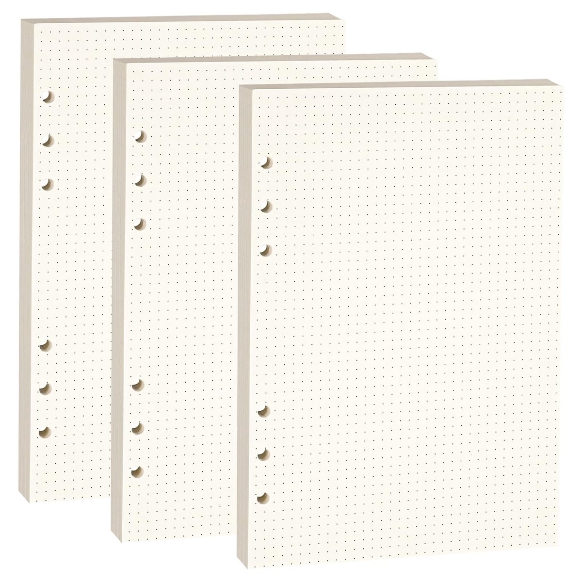 Solidchoice - Set van 3 A5 Dotted Refill Papier voor Notitieboek