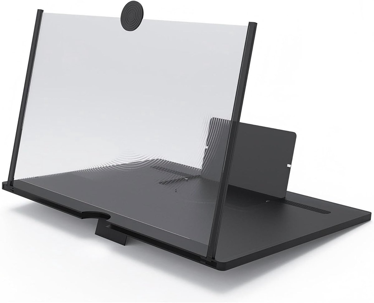 Mobiel scherm vergrootglas 10 inch - hoogte verstelbare standaard - flexibele en opvouwbare uitvoering - ShopVlot
