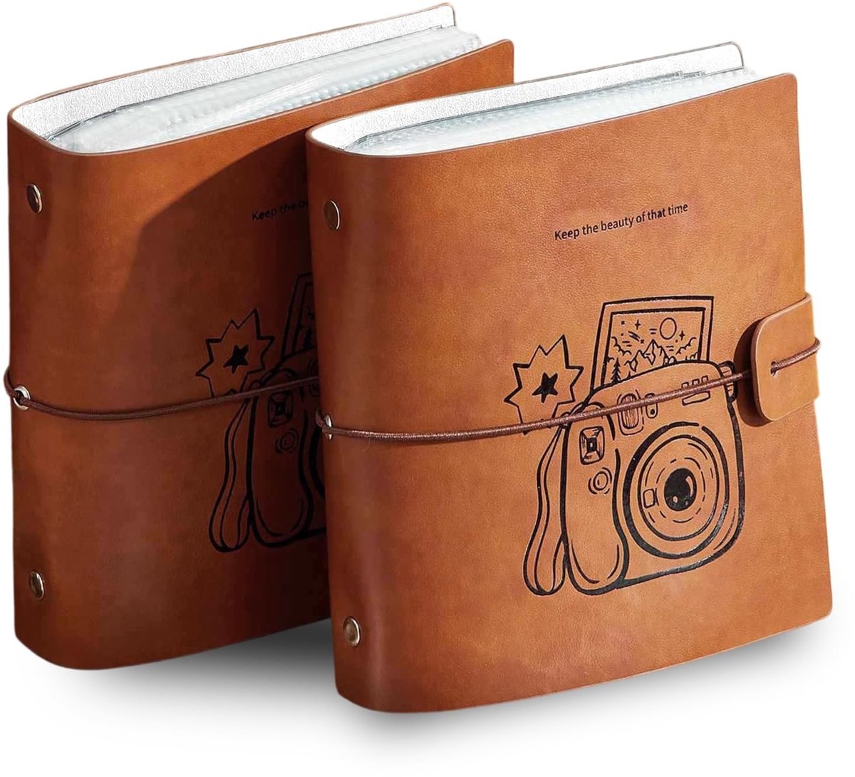 Solidchoice - Mini Fotoalbum 2 Pak met 200 Compartimenten voor Instax en Polaroid