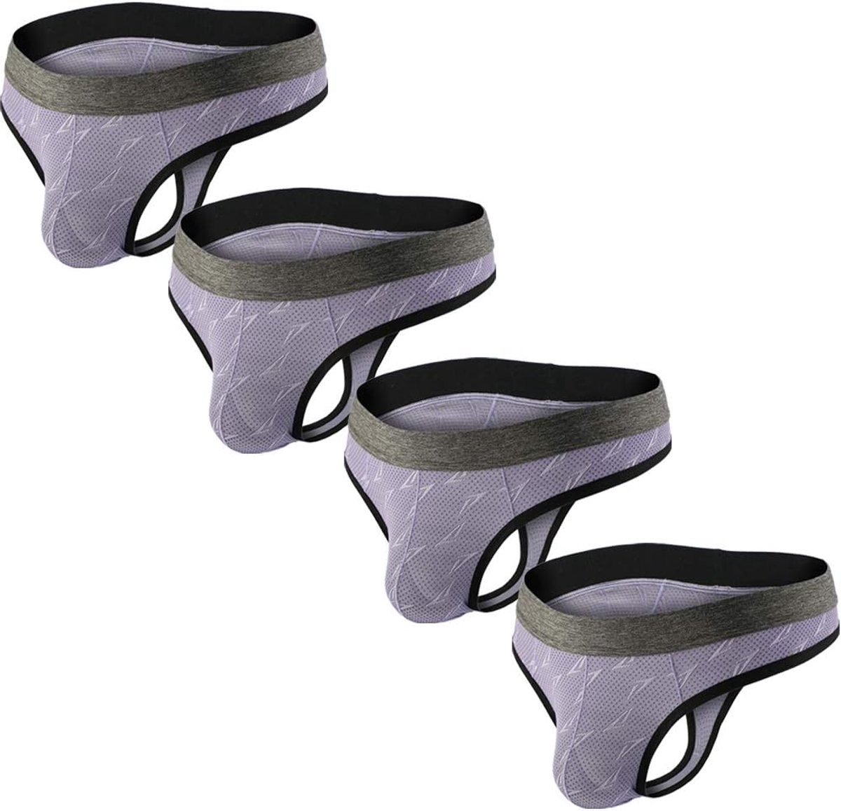 Heren thong ondergoed - Makkelijk draagbaar - Mesh materiaal - Comfortabele elastische tailleband - ShopVlot