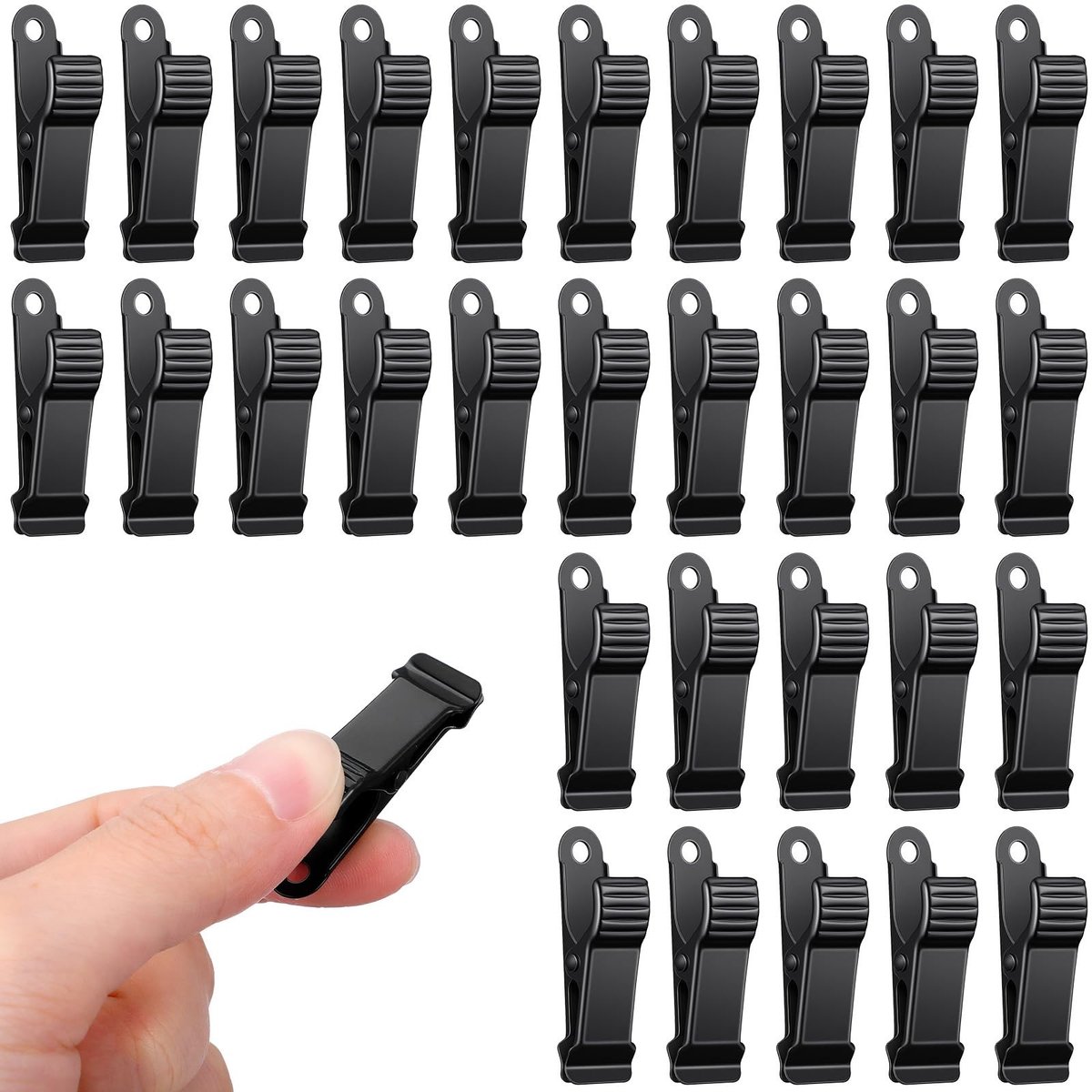 Solidchoice - Set van 30 Kleine Krokodillenclips voor Knutselwerk
