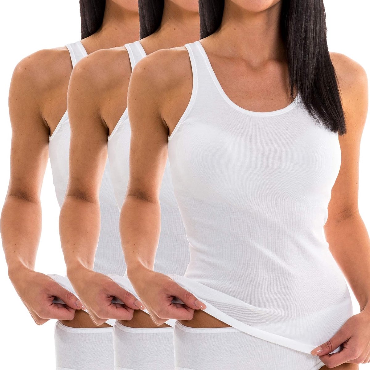 Tanktop Dames M - 100% Biokatoen - Ademend en Comfortabel - Ideaal voor Elke Dag - ShopVlot