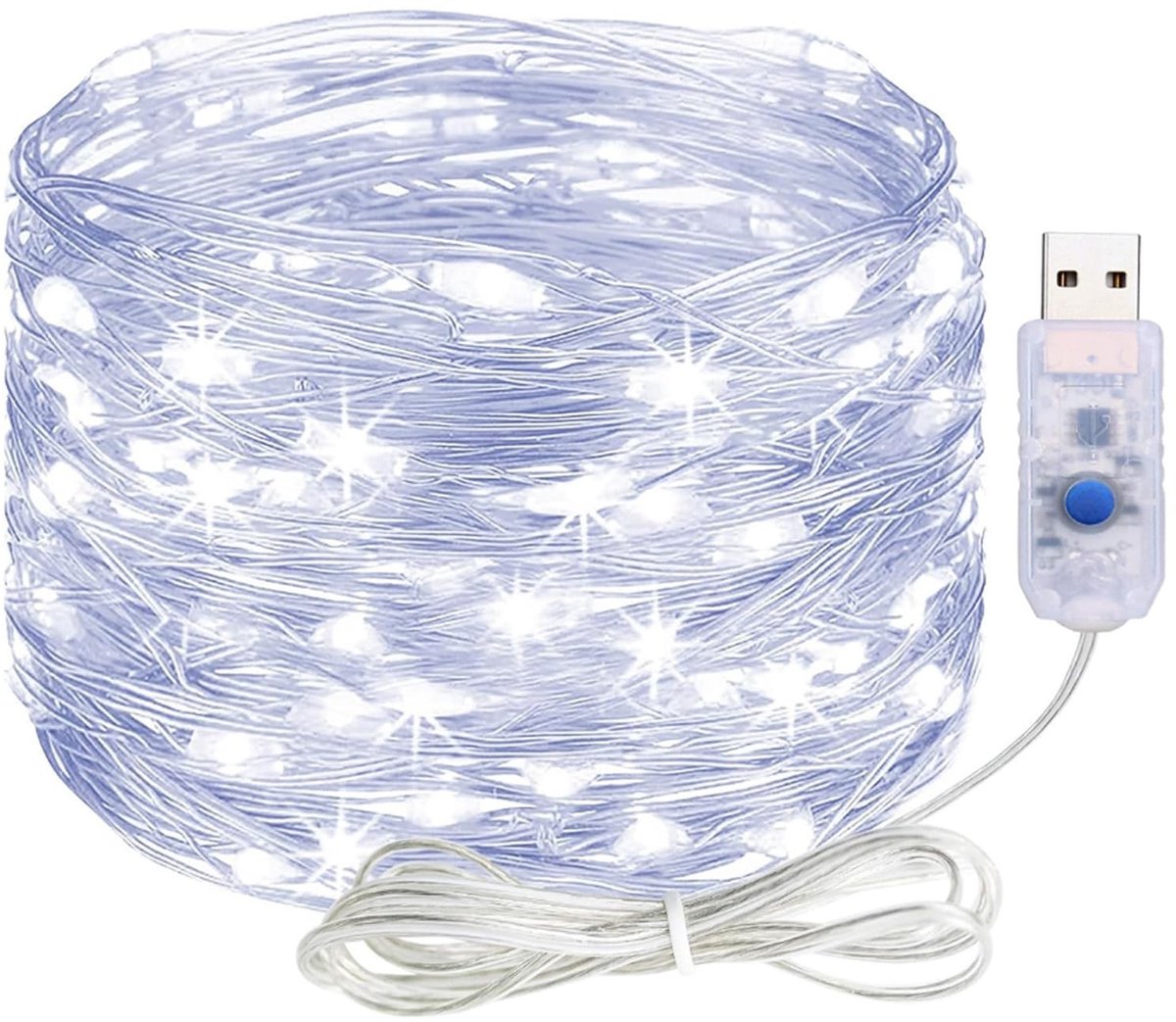 Solidchoice - USB Lichtketting met Timer en 40 LED's voor Binnen