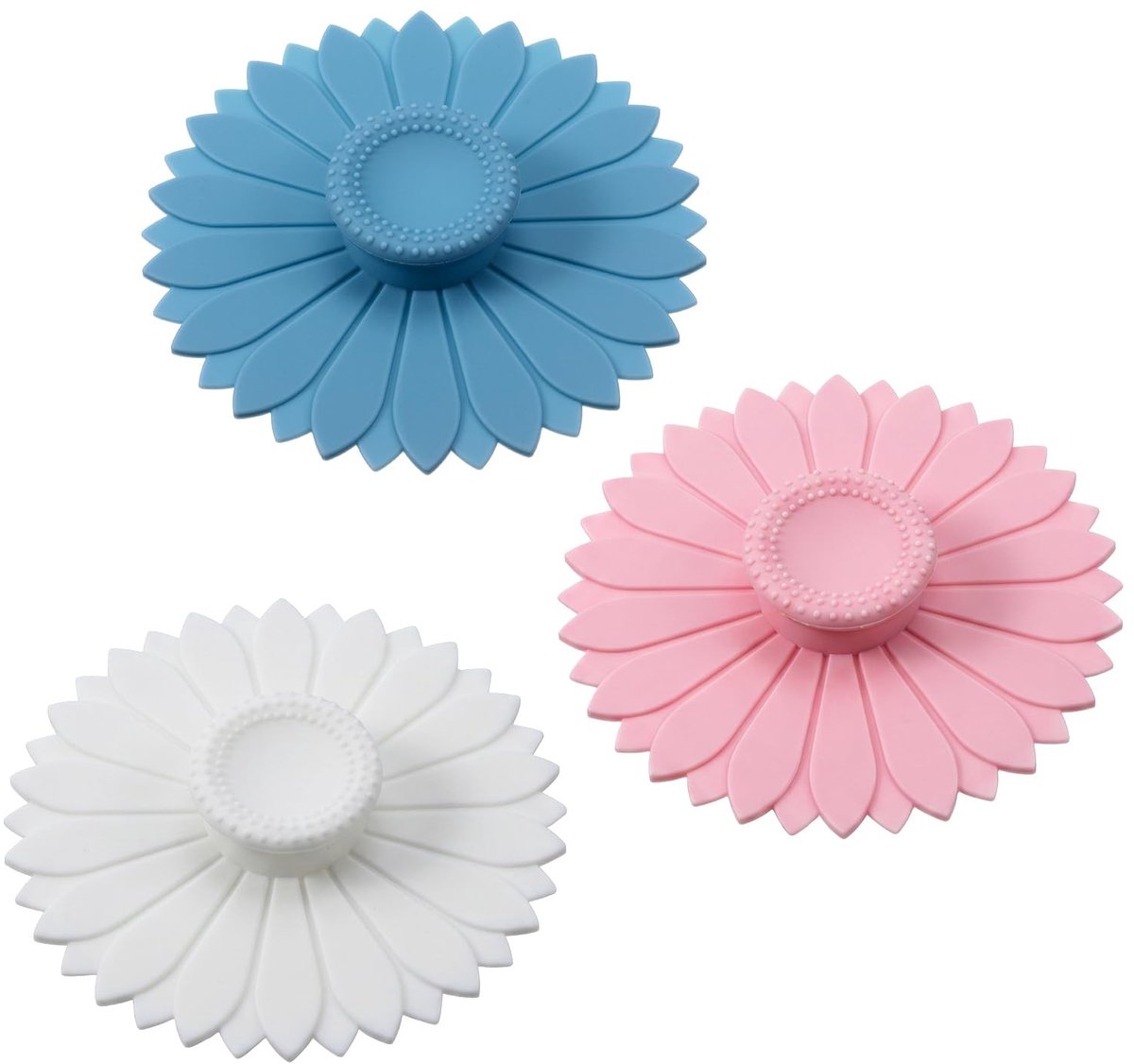 Solidchoice - Set van 3 Siliconen Deksels voor Kopjes