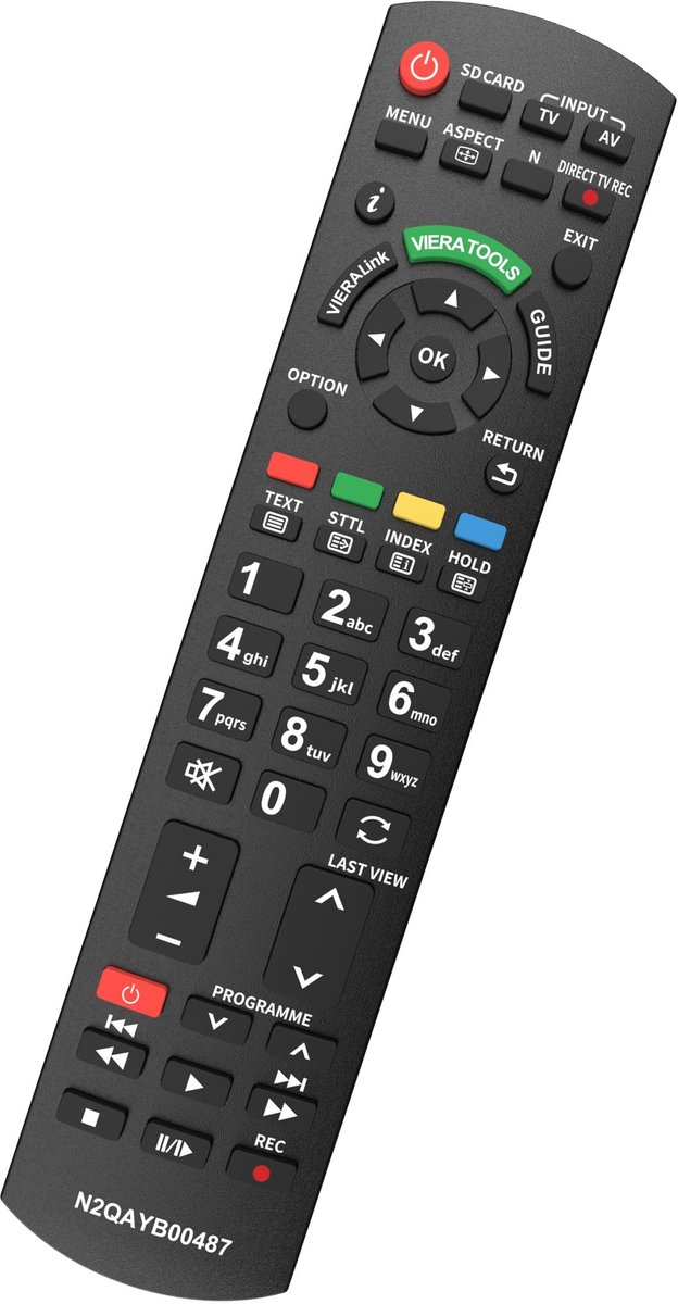 Solidchoice - Universele Afstandsbediening voor Panasonic TV zonder Code-Invoer