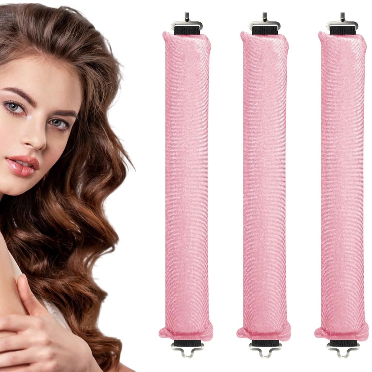 Solidchoice - Set van 3 No Heat Curls voor Nachtelijke Krullen