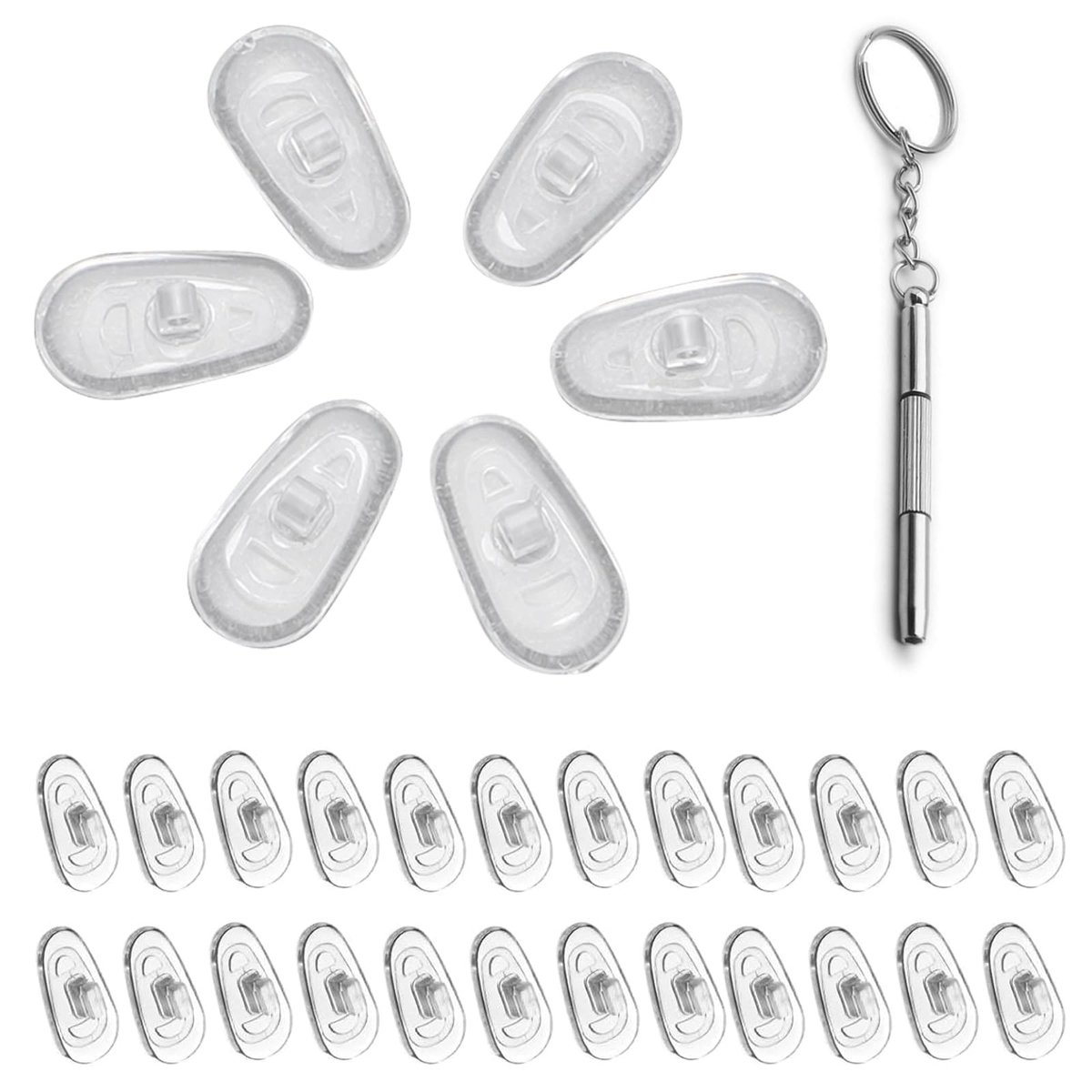 Solidchoice - 30 Paar Neus Pads voor Brillen en Zonnebrillen