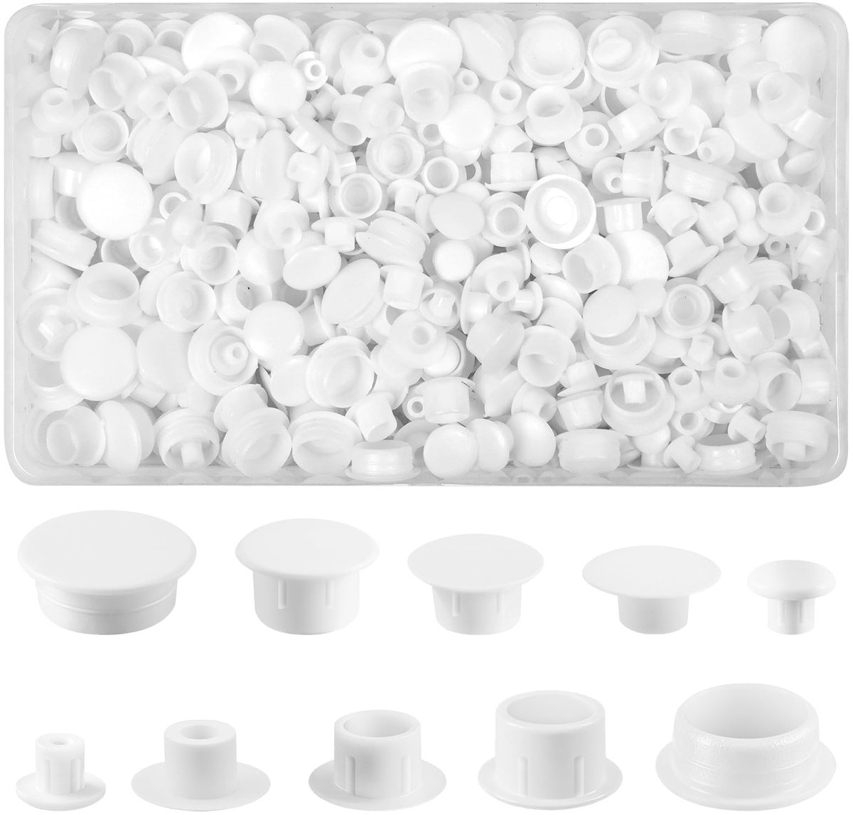 Solidchoice - Plastic Loch Stops Set van 400 Stuks