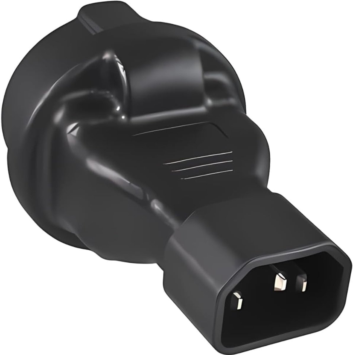 Adapter C14 naar Schuko - verlengkabel voor omvormer - 10A - betrouwbare verbinding - ShopVlot