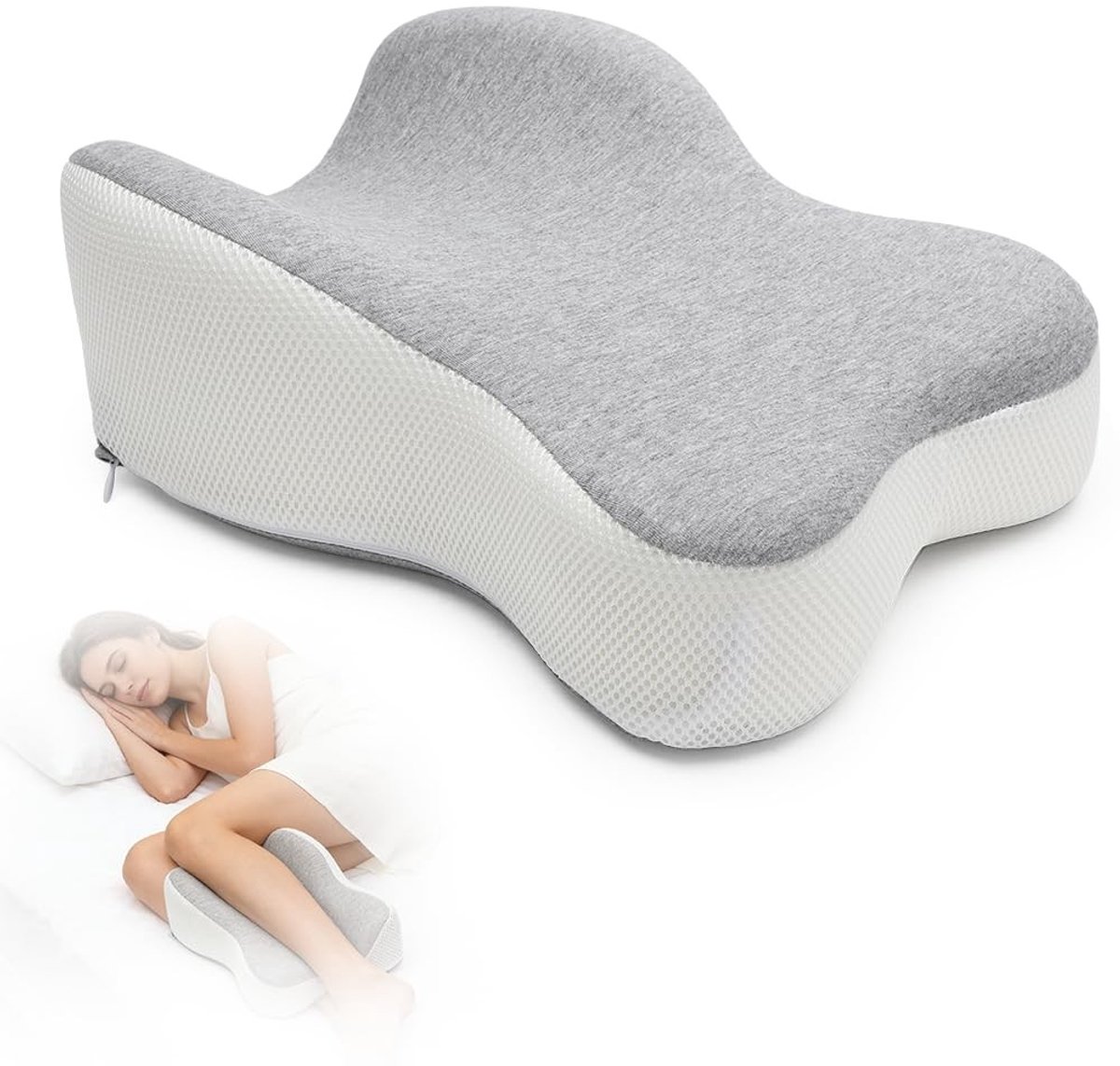 Solidchoice - Ergonomisch Kniekussen voor Zijslapers ter Ondersteuning van Heupen en Knieën