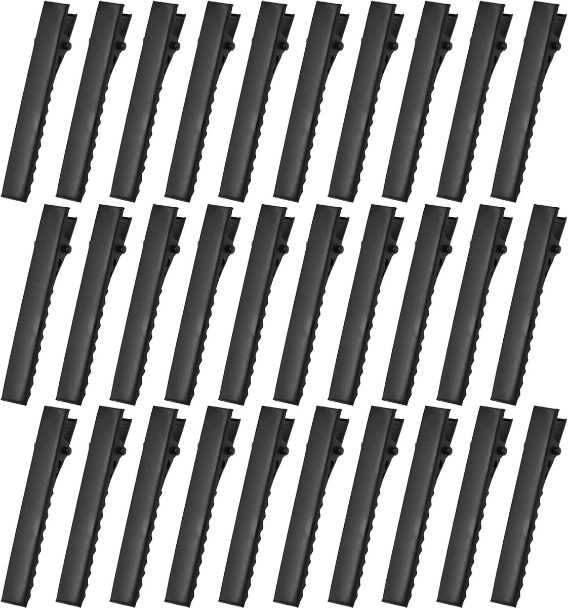 Krokodillenhaarclips 30 stuks - Metalen eendenbek - 56 mm - Ideaal voor haarverlengingen - ShopVlot